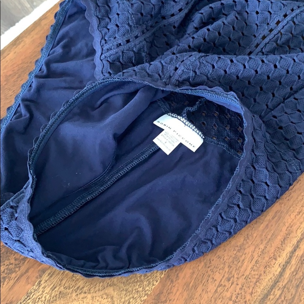 Eyelet Tank OnePiece Bathing Suit Gem